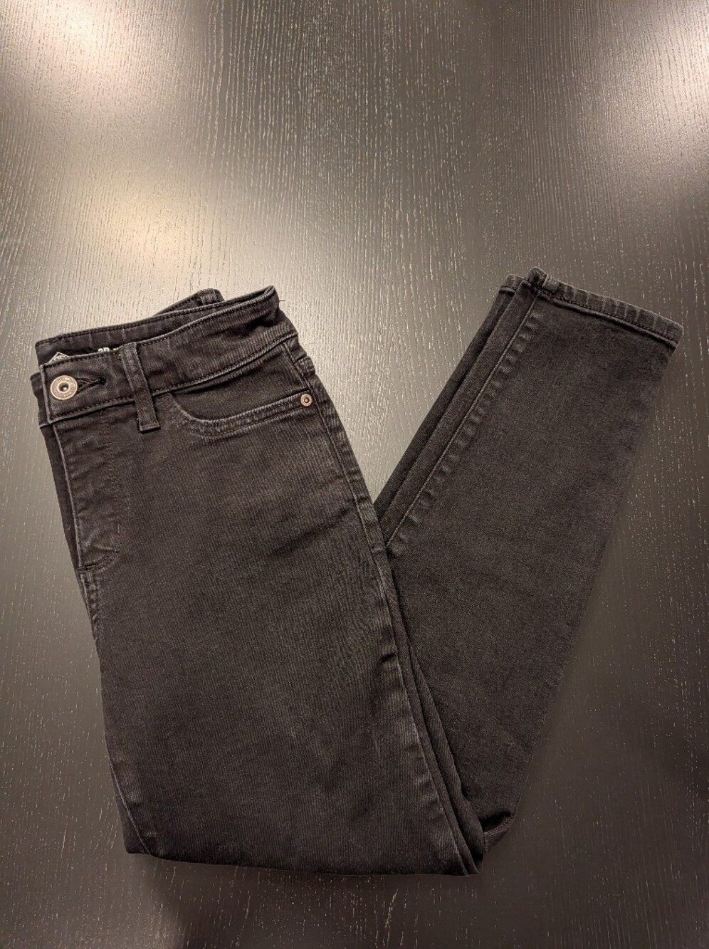 St. John's Bay Black Denim Skinny Jeans - Picture 6 of 12